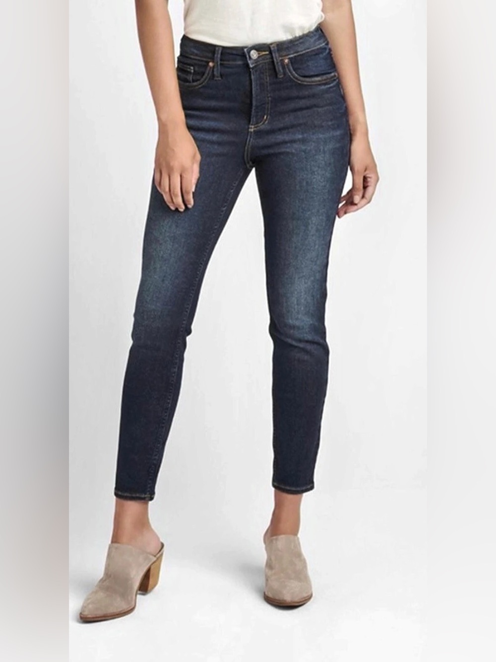 Silver Jeans Infinite Fit High Rise Skinny Jeans Indigo NWT Size L Large 29